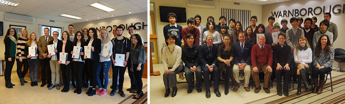 Closed Groups at WISE - students from Germany and Japan